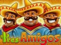 Игровой автомат Tres Amigos (Трес Амигос) играть бесплатно онлайн в казино Вулкан Платинум
